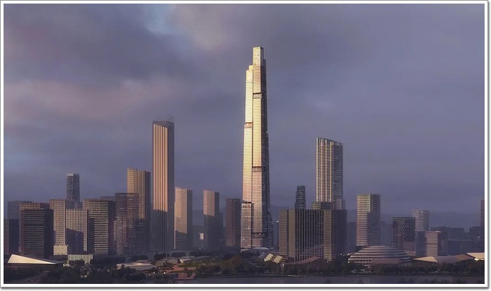 489米！中海“一带一路大厦”｜2026年实现成都第一高 - 斯坦塞